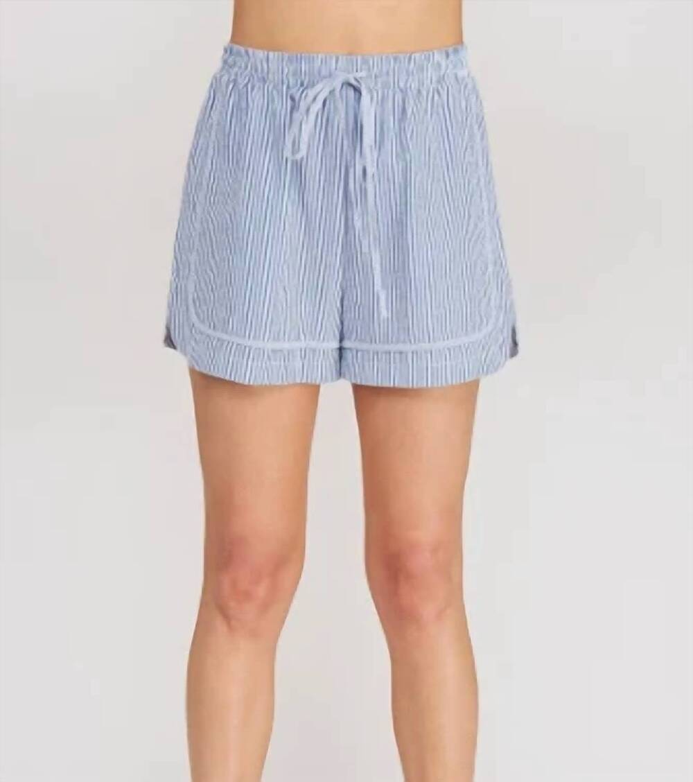 NEW ALLIE ROSE seaside stroll shorts in blue